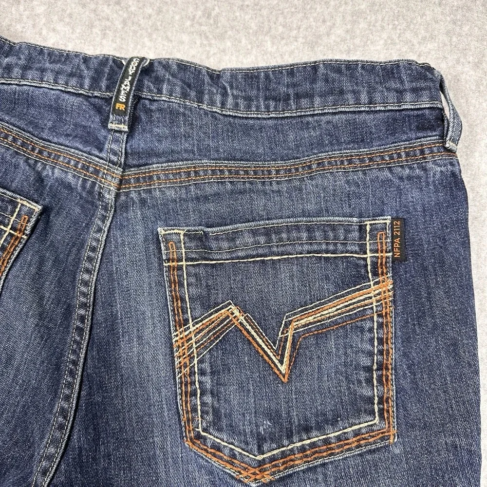 Cody James Fire Resistant FR Bootcut Jeans Men's 34x36 Dark Wash Denim NFPA 2112